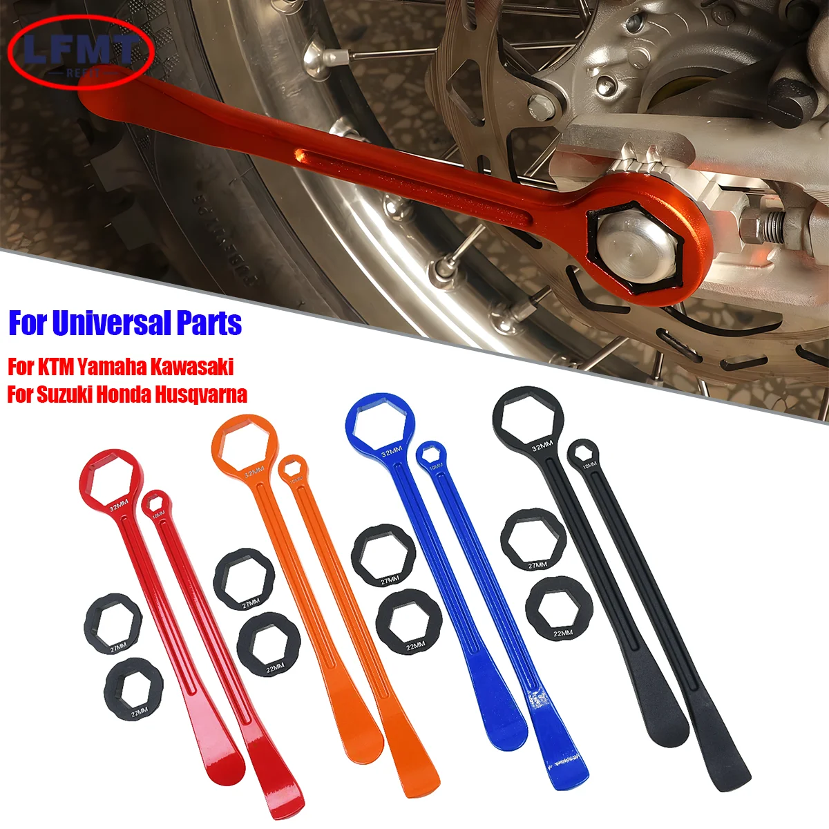 Motorcycle CNC Universal For Honda Yamaha Kawasaki Tire Repair Tire Lever Wrench Tool For KTM EXC EXCF SX SXF XC XCF