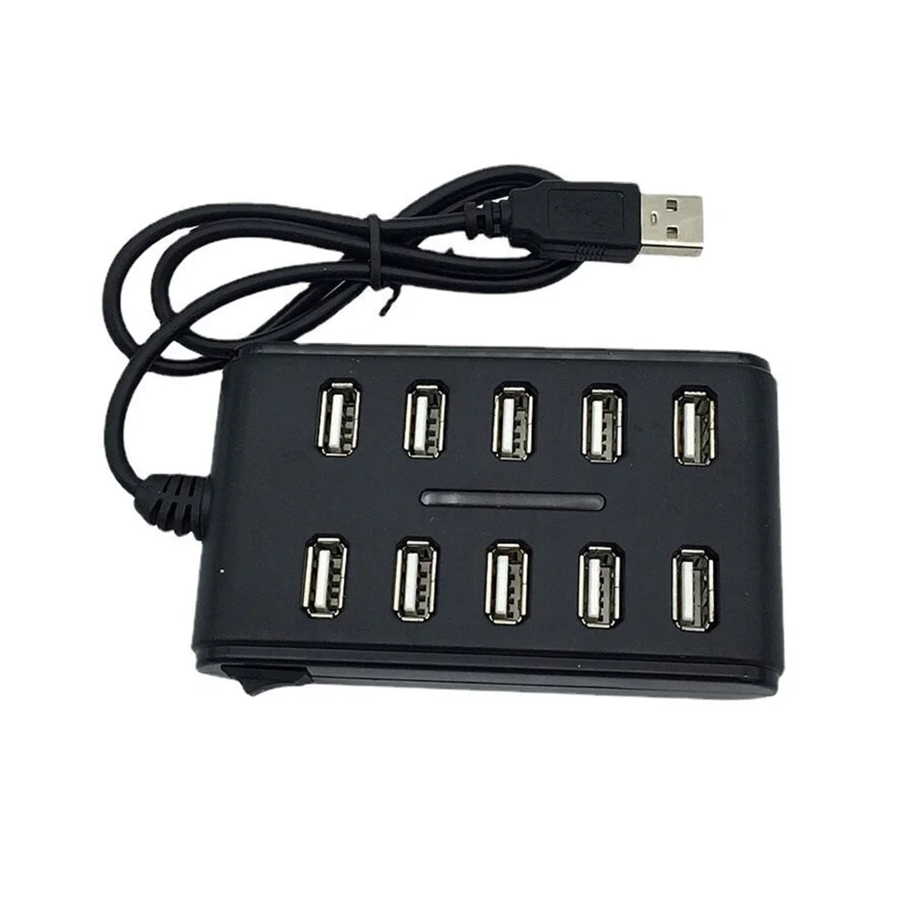 

USB 2 0 Hub Individual Switches Computer USB-A Adapter Converter Splitter