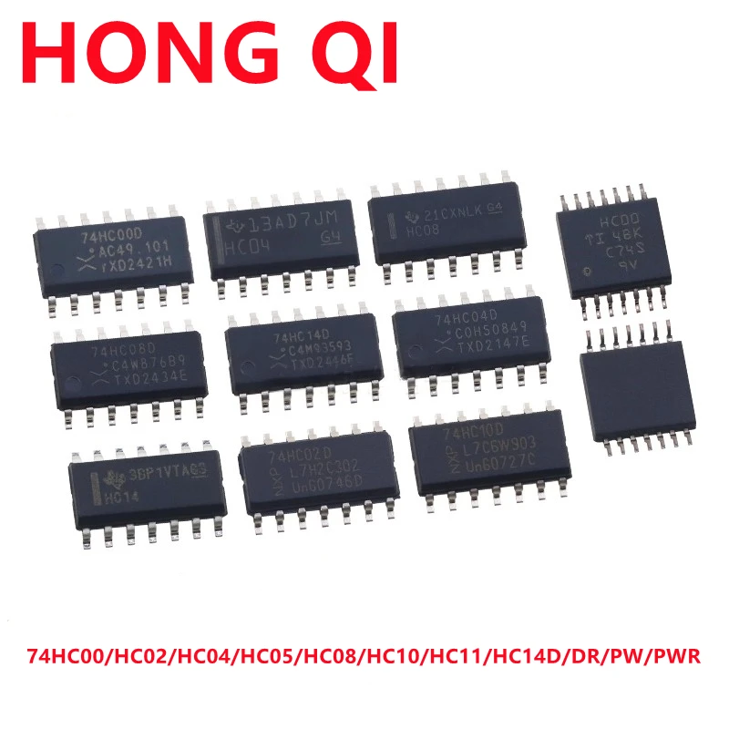 10PCS 74HC14D SN74HC14DR SOP-14 74HC00/HC02/HC04/HC05/HC08/HC10/HC11 New original Chipset IC Electronic Component SMD