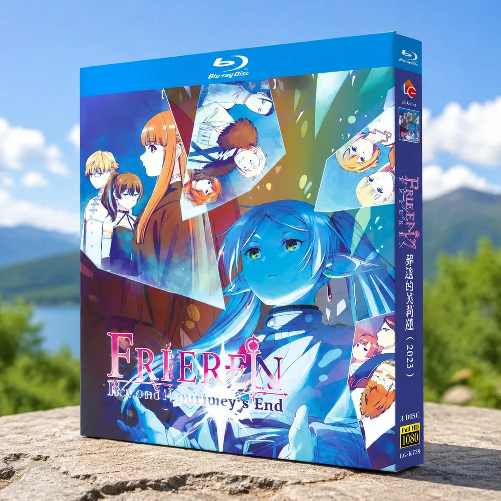 Blu-ray HD Animation: Frieren Beyond Journey's End BD Disc Box Set with Chinese English Traditional Chinese and Japanese