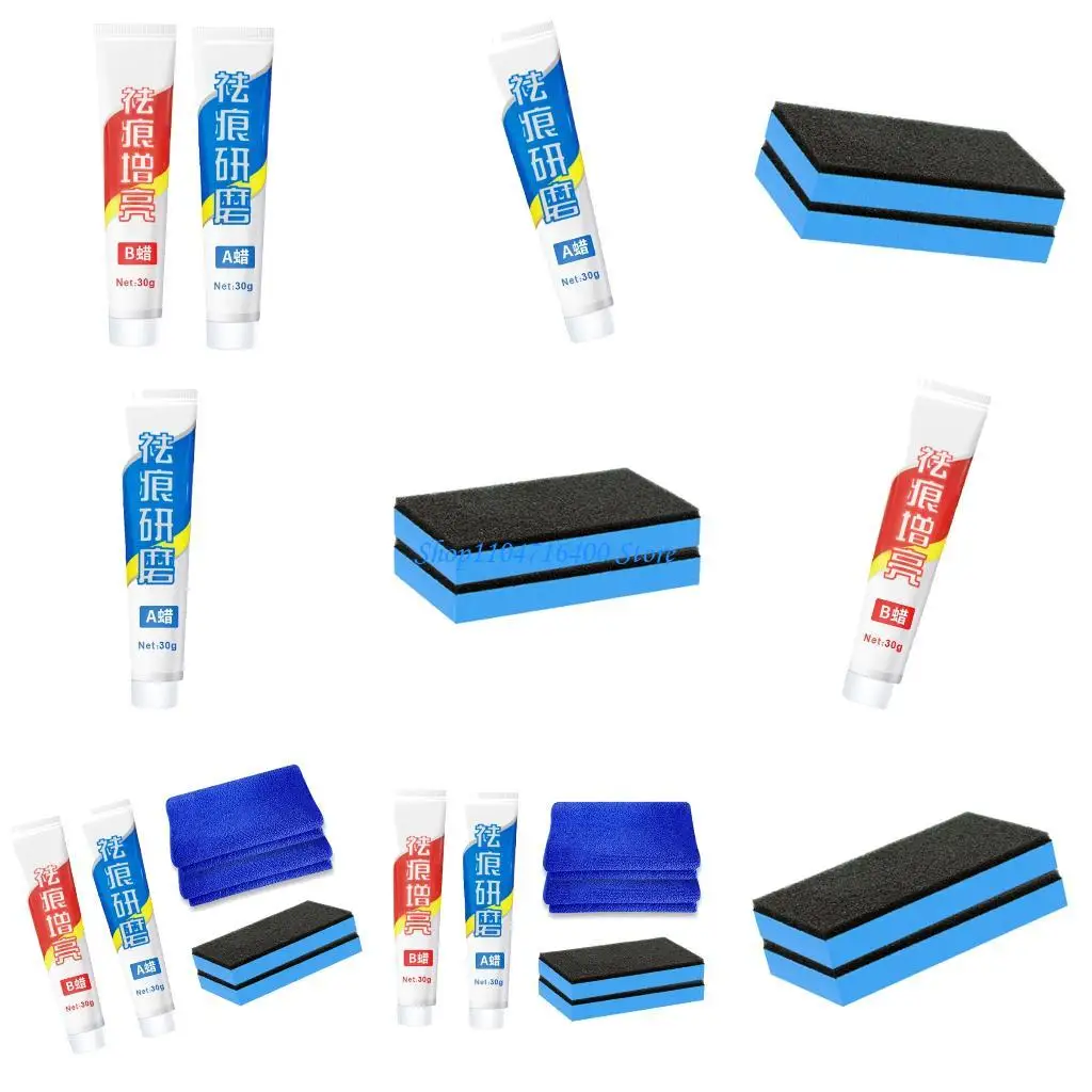 y1gd Professional Automotive Scratch Removal Pastes Suitable For Metal Solid Paint Type Quick Repair Solution Restores Gloss