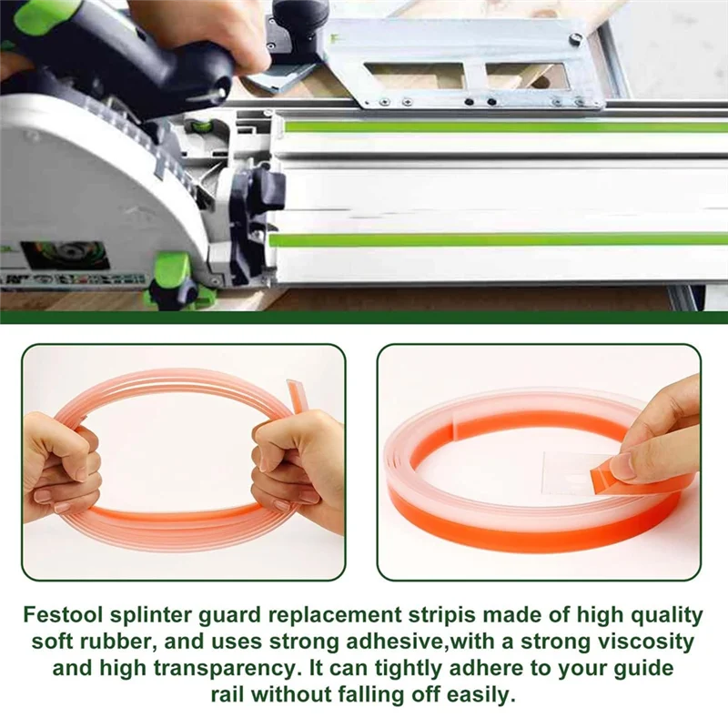 A76K 495209 Track Saw Guide Rail FS-SP 5000 For Self-Adhesive Track Saw 495209 For Festool Splinter Guard