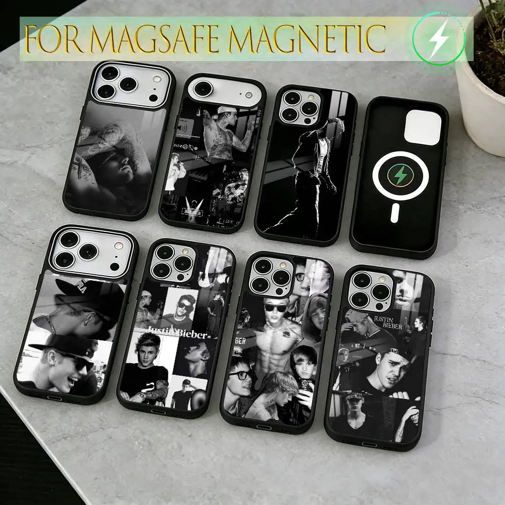 

Swag J-Justin B-Bieber Phone Case For iPhone17,16,15,14,13,12,11 Plus,Pro Magnetic For Magsafe Wireless Charging