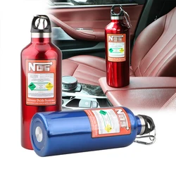 NOS bottiglia di azoto tazza isolante per auto in acciaio inossidabile da 500ml modifica della tazza isolante portatile accessori per auto in stile da corsa