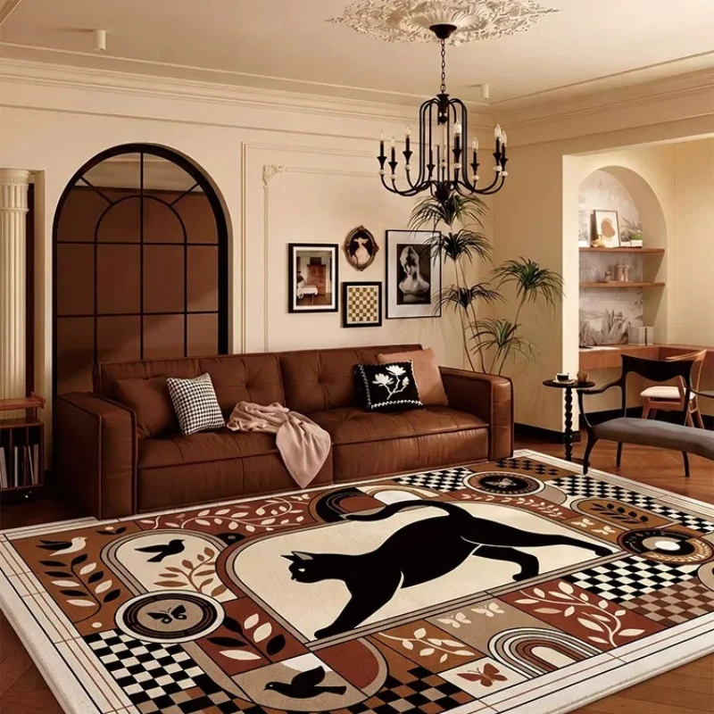 Dywan do salonu w czarno-białą – Home Decor Ig recenzja i cena