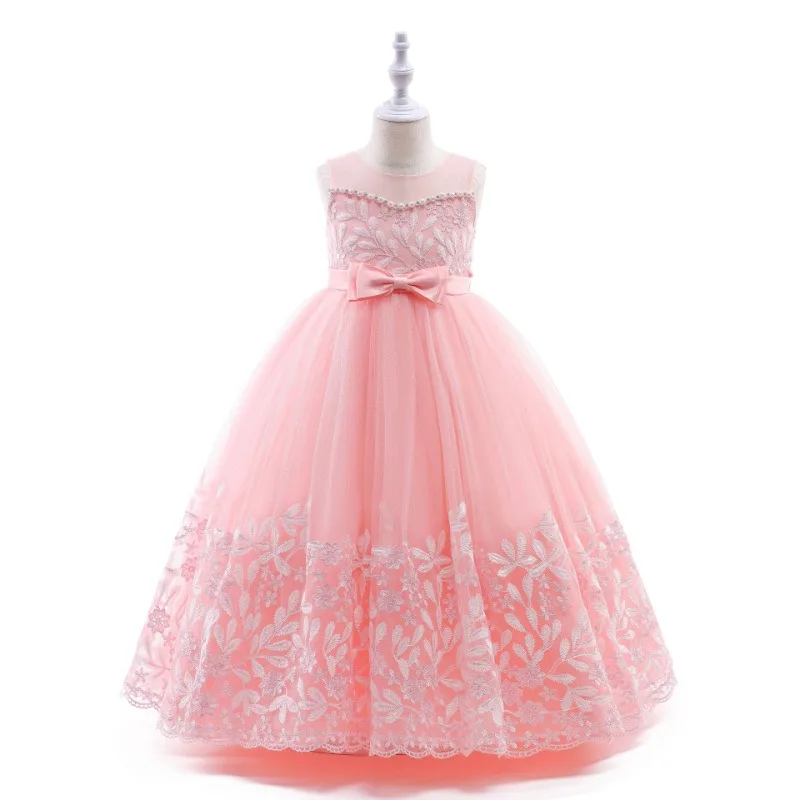 Long Fairy Tale Princess Skirt Fluffy Girl Hosting Performance Costume Gift Dress Runway Show Mesh Embroidered Ball Gown Events