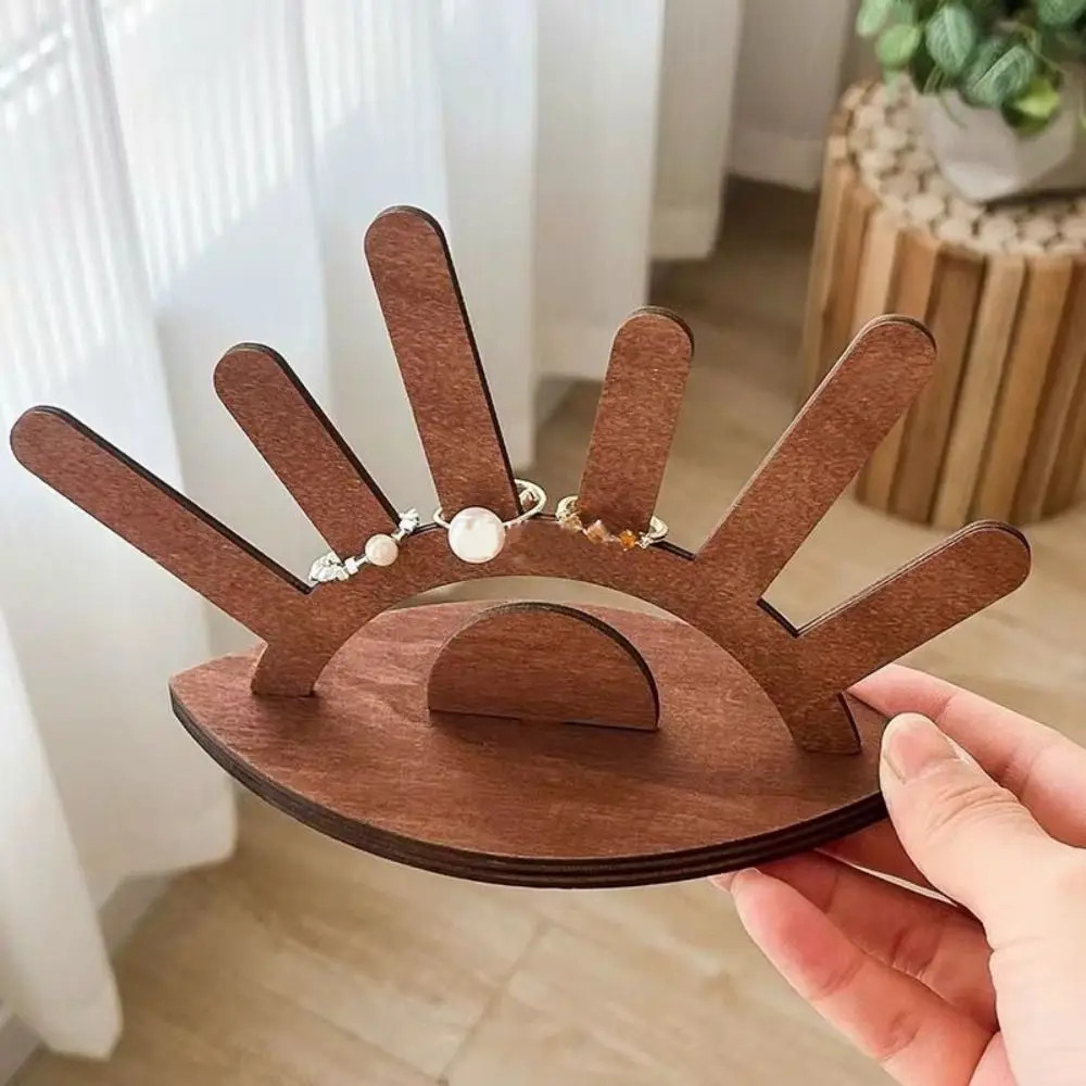 

DIY деревянный держатель для ювелирных изделий, ремесленное хранилище, подставка для ювелирных изделий, украшения, ожерелье, браслет, кольцо, стеллаж для выставки товаров, украшения