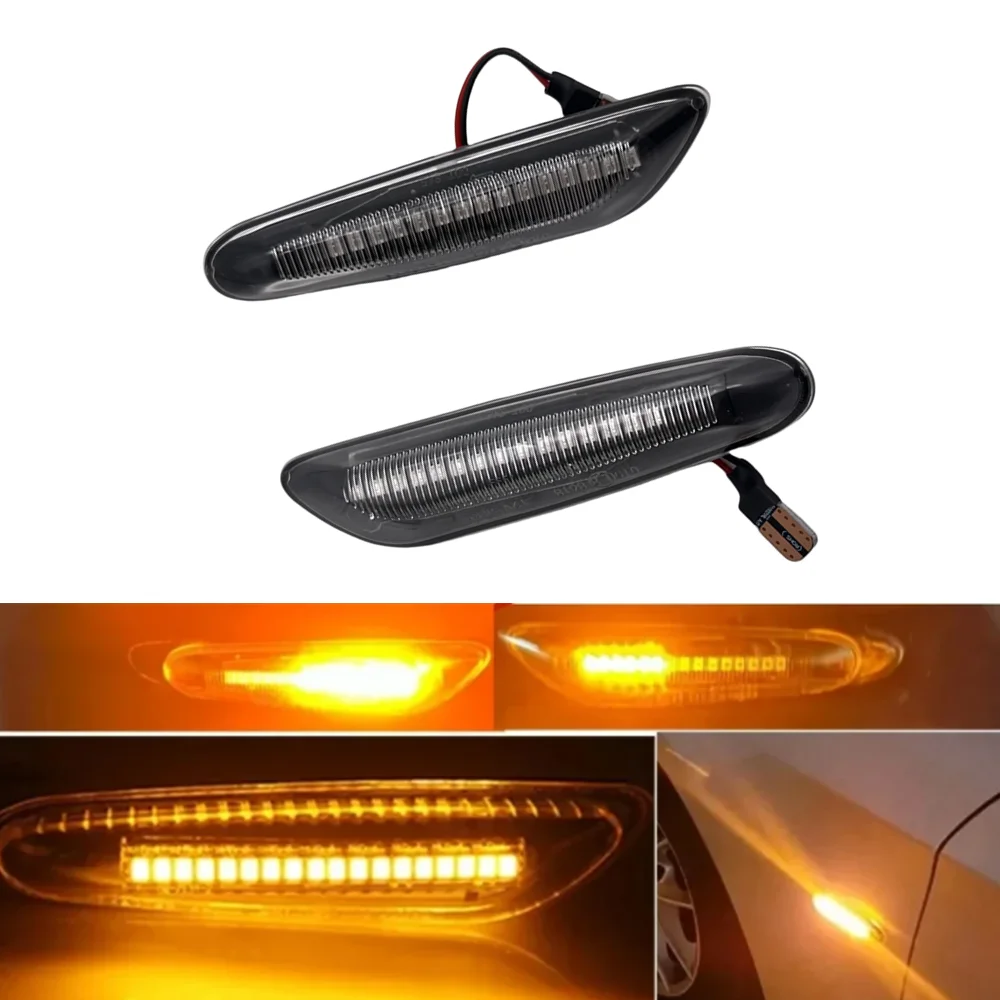 Led Dynamic Side Marker Turn Signal Light Sequential Blinker Light For BMW 1 3 5 Series E82 E81 E88 E46 E90 E91 E92 E93 E60 E61