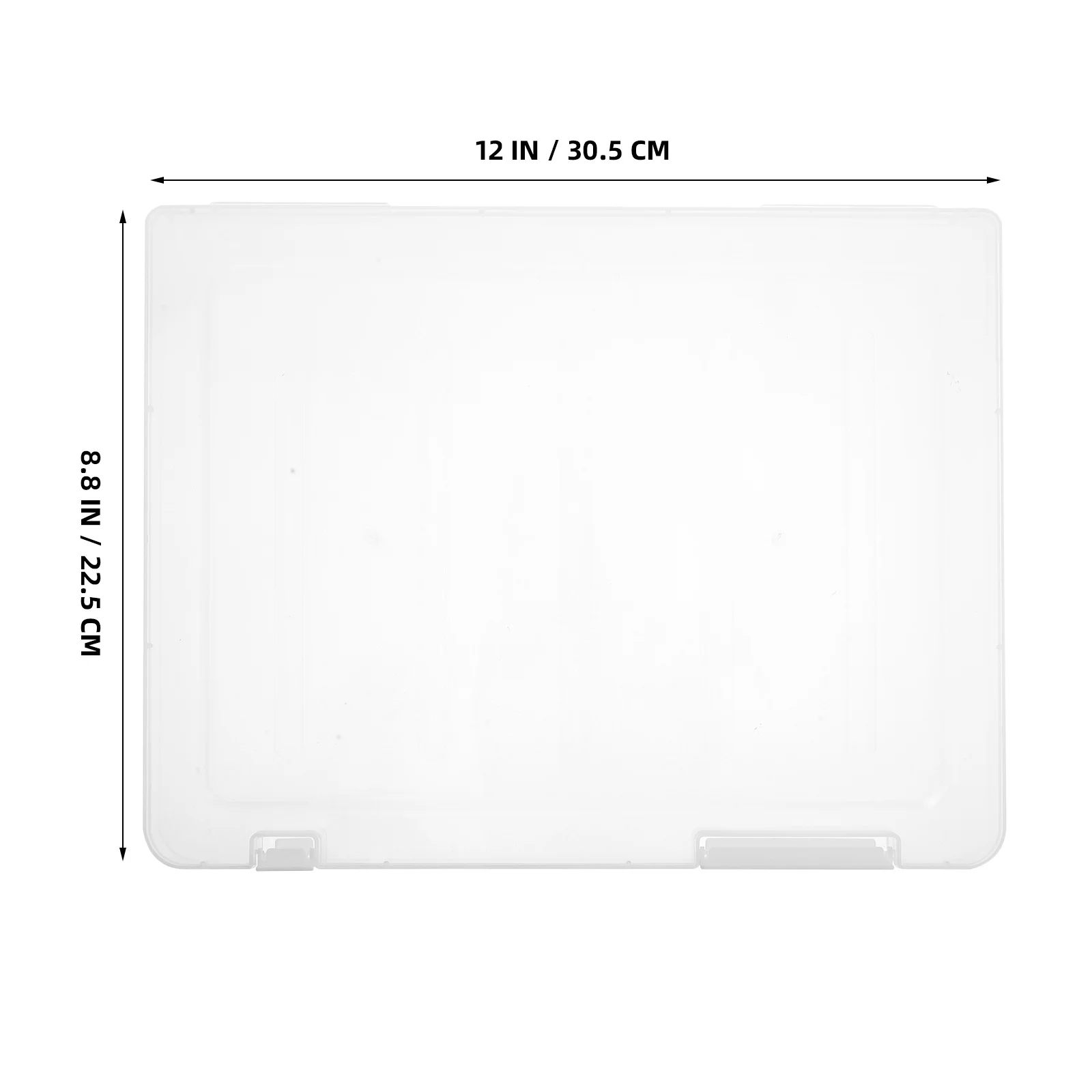 

4Pcs Card Holder Storage Box PP Plastic File Organizer Document Case Photo Storage Container Travel Organizer