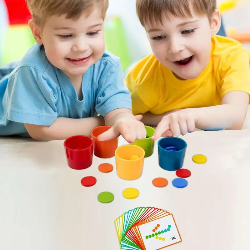 Juego de clasificación sensorial Montessori para niños, juguetes educativos de matemáticas, actividades de aprendizaje para niños pequeños, cumpleaños y Pascua