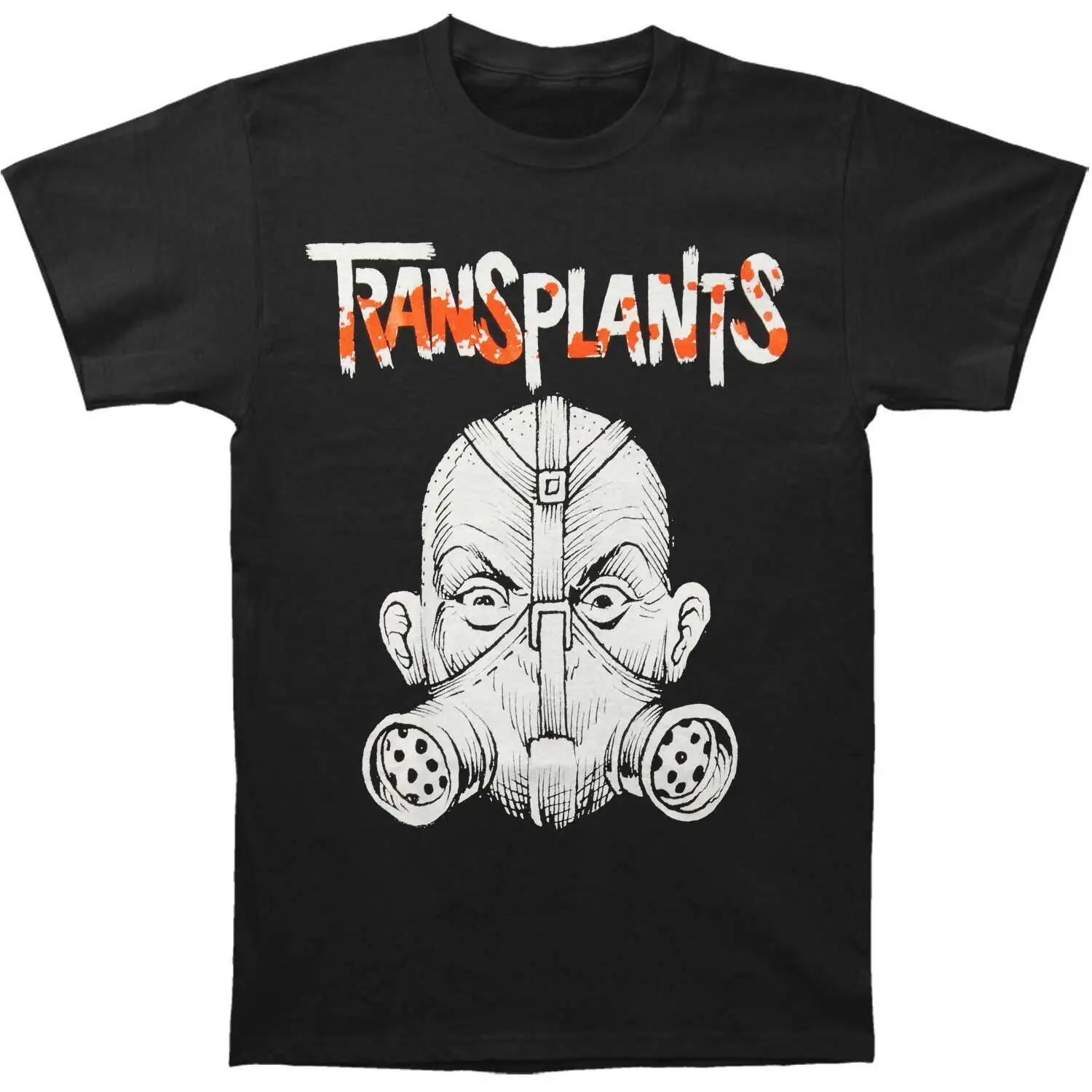 Men'S Transplants Blood Logo T Shirt Black Medium