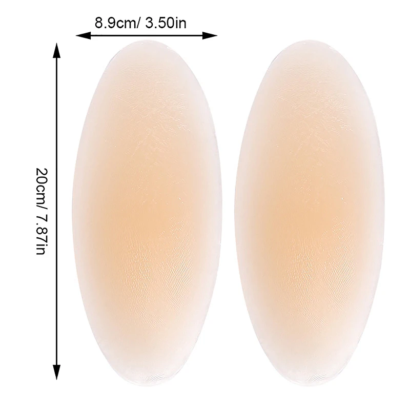 1Pair Reusable Silicone Thigh Tapes, Unisex Invisible Body Pads, Anti-friction Thigh Patches, Rubbing Stickers, Outdoor