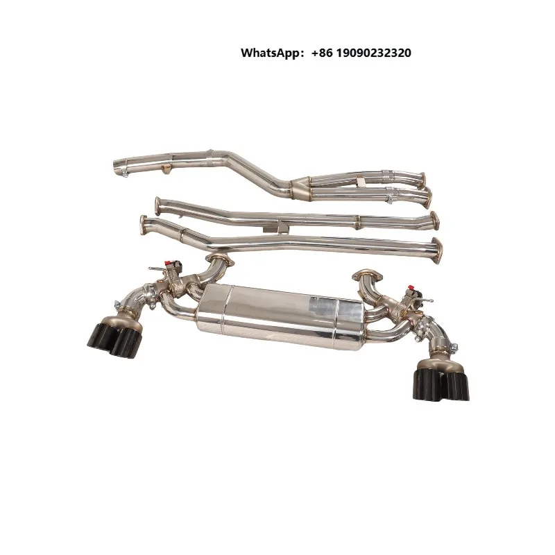 Exhaust System Stainless Steel Mirror Polished Muffler Pipe  ttjj