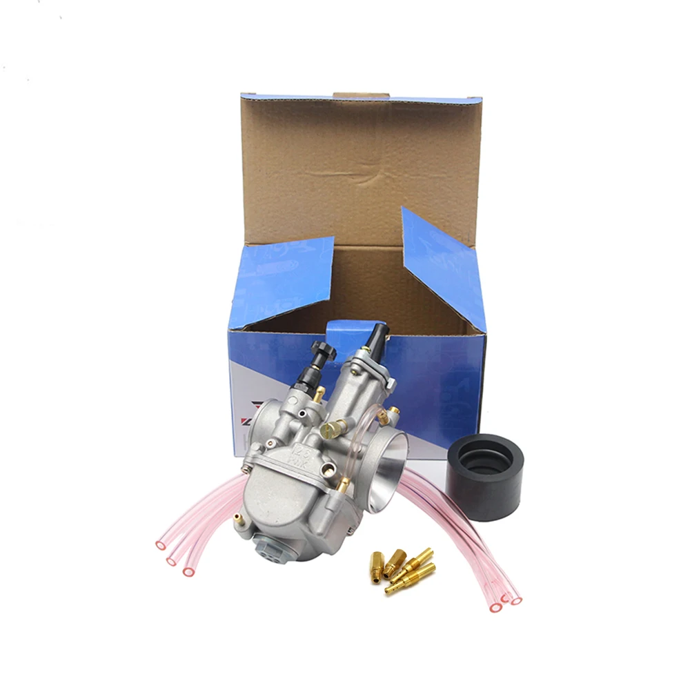 ZSDTRP Universal PWK 21 24 26 28 30 32 34 2T 4T Engine Carburetor Carburador With Power Jet For Koso OKO Keihin 75cc-350cc