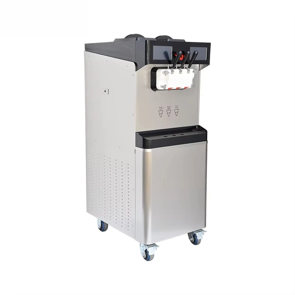 Commercial Soft Ice Cream Maker Machine Mini Table Icecream Machine