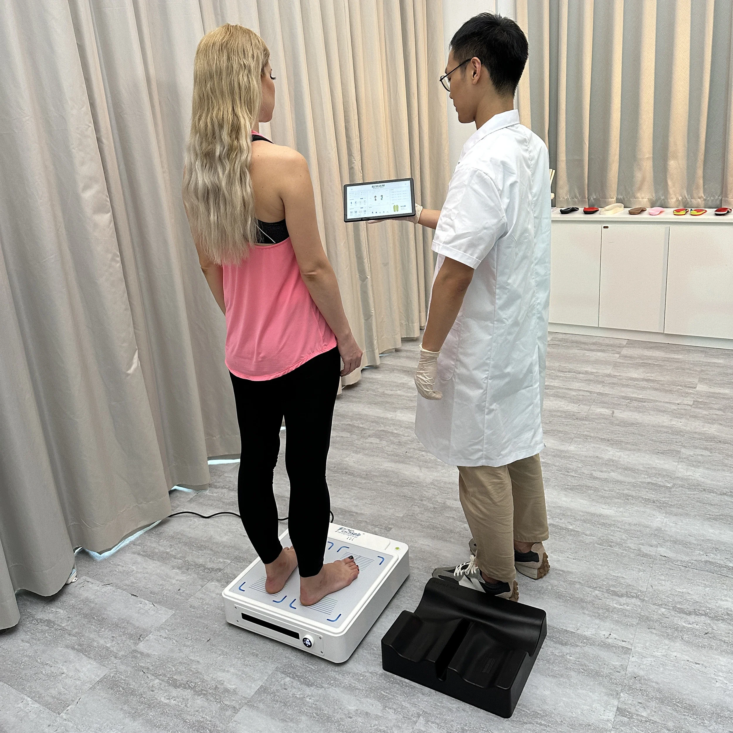 Tragbare C2-Plantar-Druckerkennung, Haltungsanalyse, individuelle Fußscanner für Einlegesohlenmaschinen