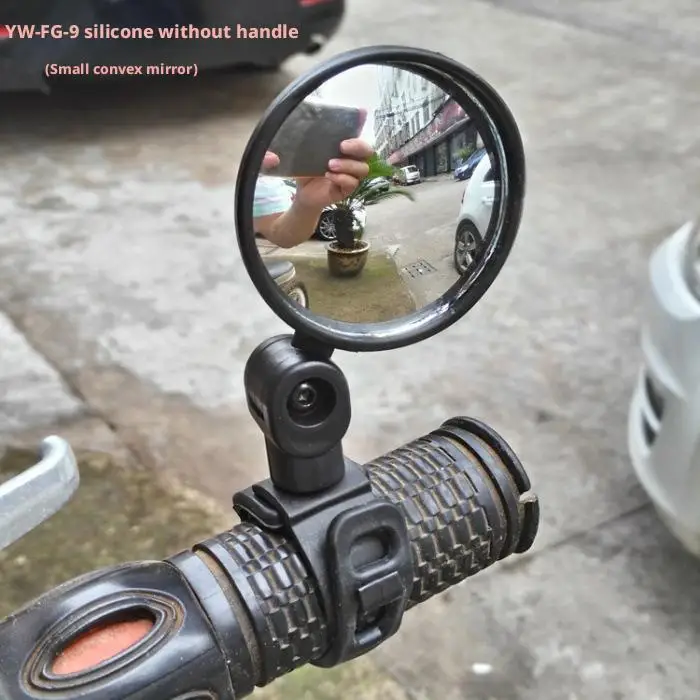 Bike Mirror 360 Degree Adjustable Rotatable Handlebar Mirror Wide Bycicle Cycling Rear View Mirror for MTB Road Bike Universal