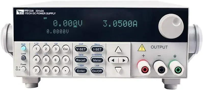 IT6122B 32V / 3A / 96W Fuente de alimentación CC programable de laboratorio 0.1mV/0.01mA Alta velocidad Alta precisión