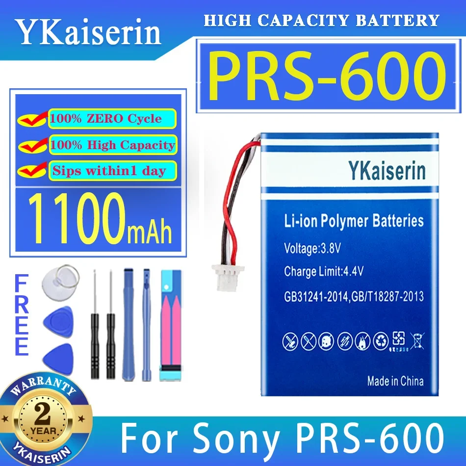 YKaiserin 배터리, 소니 PRS-700 PRS-700BC PRS-600 PRS-600, BC PRS-600, R CE-book 디지털 배터리, PRS600, 1100mAh