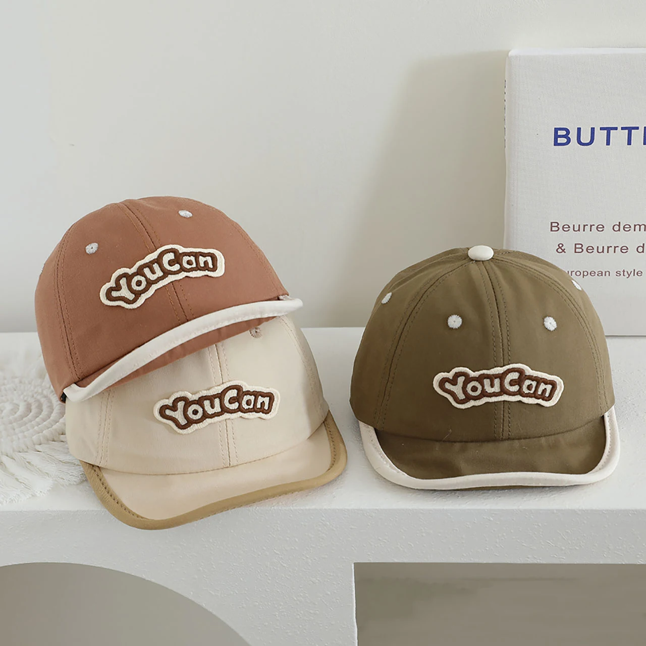 

Fashion Letter Baby Duck Tongue Hat Soft Brim Baseball Hats Cotton Breathable Infant Sunshade Visors 6-24Month Kids Peaked Cap