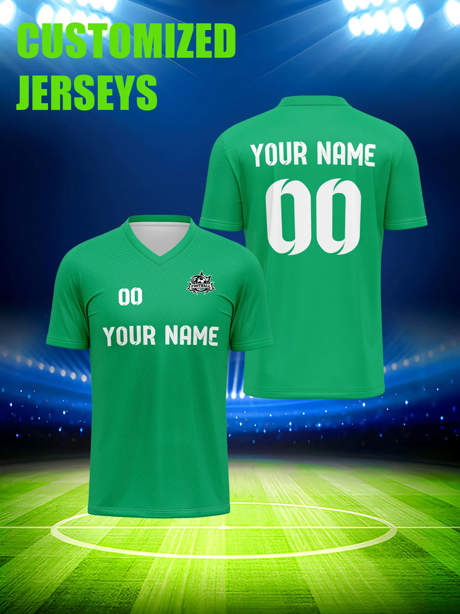 

Футболка для футбола с индивидуальным изображением, номером и именем, дышащая спортивная майка из сетчатой ткани для теплого сезона.