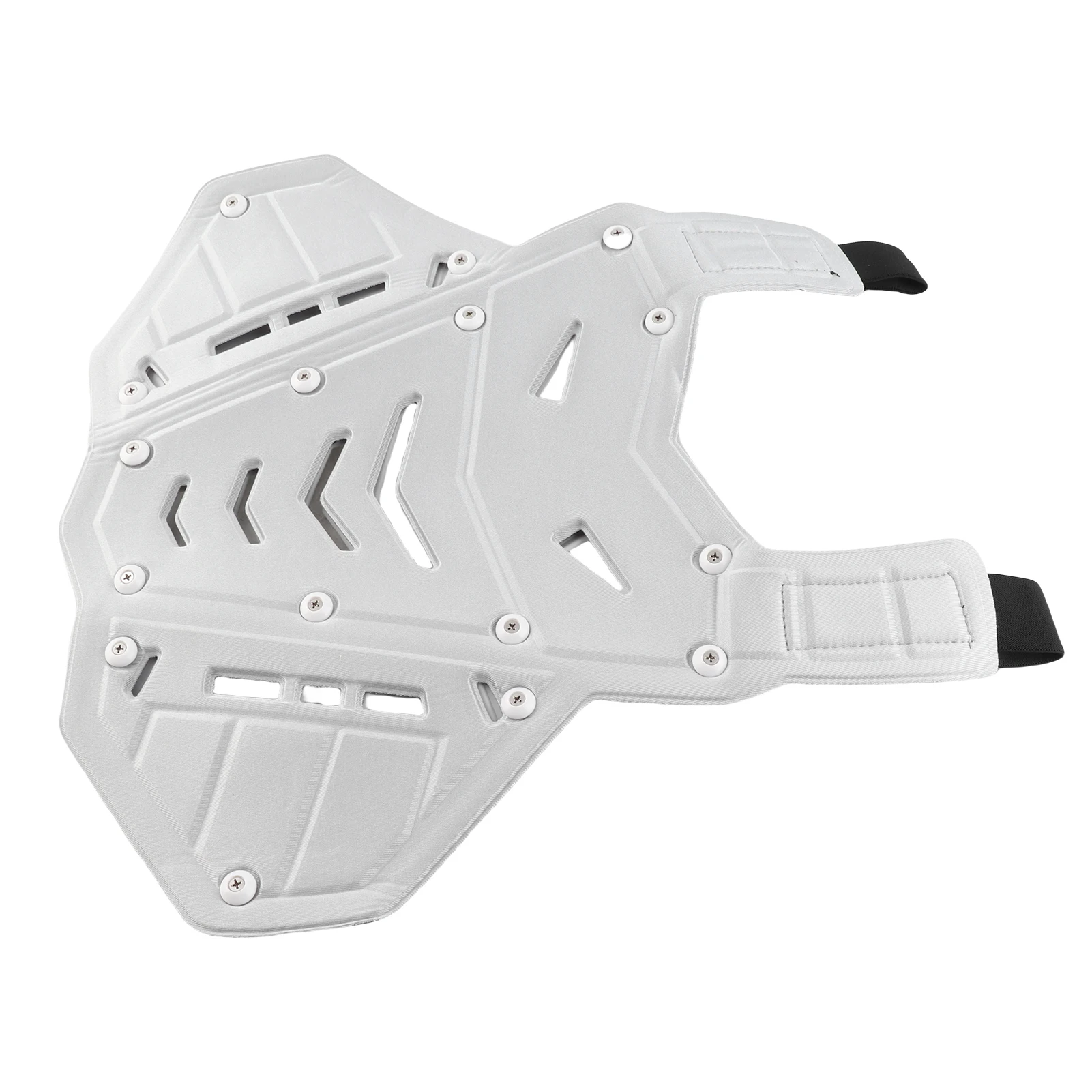 سترة راكب الدراجة النارية Stunt Racing Armor متينة لحماية الدراجة النارية، صدرية بيضاء #5