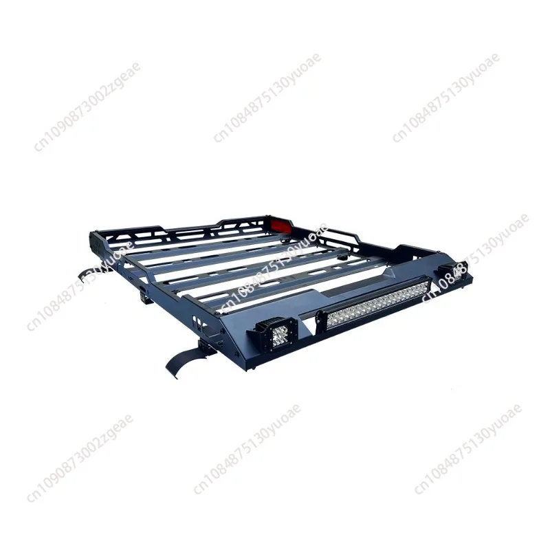 Pickup Truck Roof Rack Heavy Duty Aluminum Luggage Carrier Travel Storage Shelf for Modified Off-Road Camping Overland Adventure