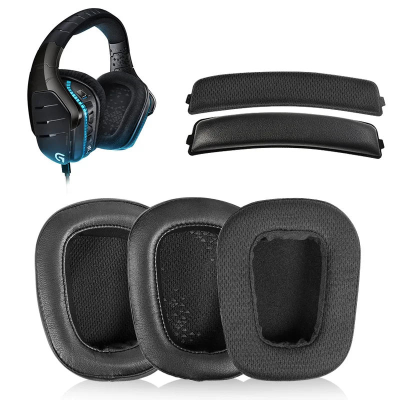 Coussinets de remplacement pour écouteurs Logitech, coussin d'oreille, coussin supérieur, bande de sauna, casque, G933, G935, G633, G933S, Artemis