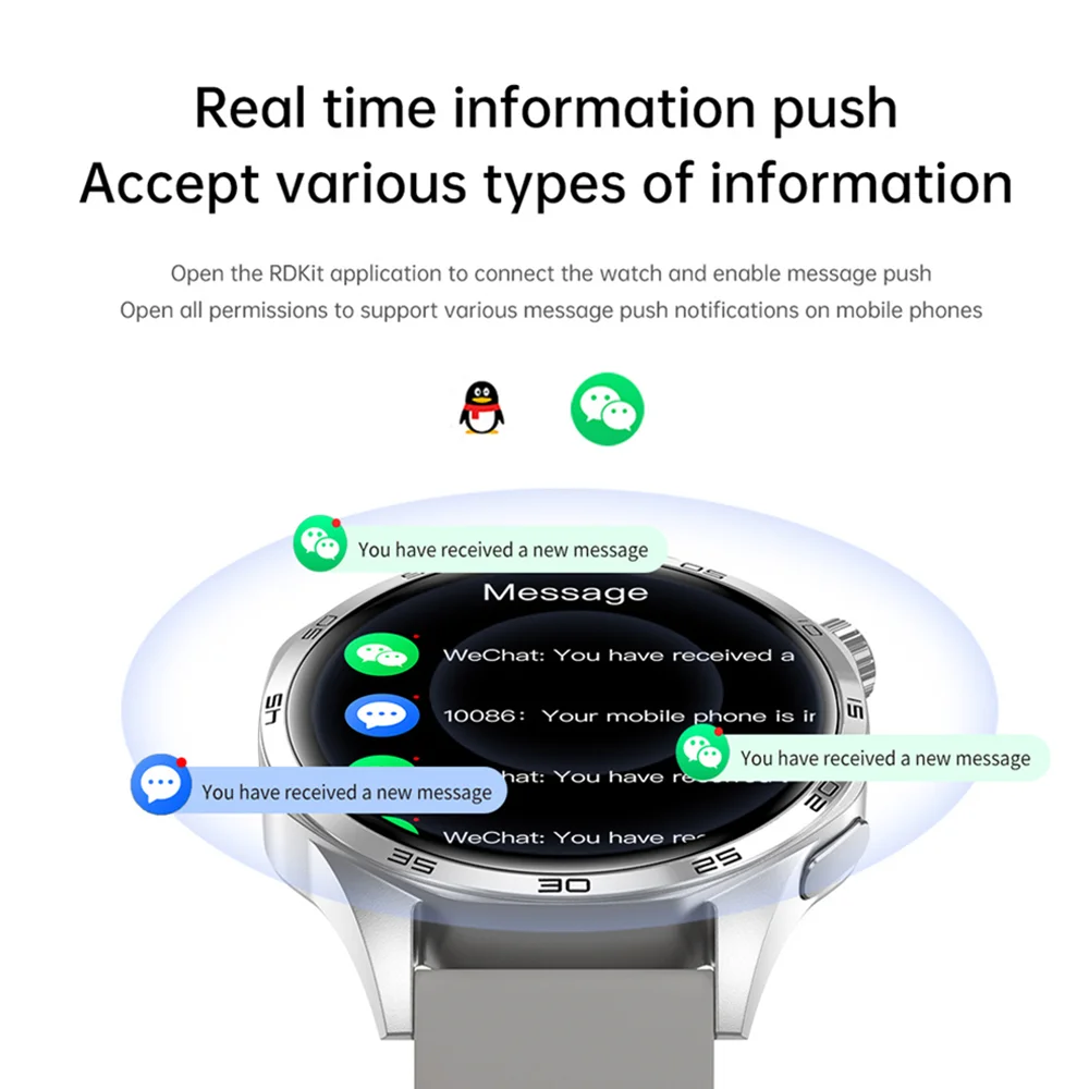 لهواوي GT سلسلة GPS NFC Smartwatch الرجال 360*360 AMOLED HD شاشة بلوتوث دعوة مقاوم للماء الرجال ساعة ذكية لساعة 5 PRO