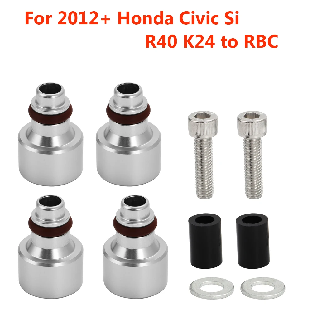 9th Gen Fuel Injector Adapters Kit For 2012+ Honda Civic Si R40 K24 RBC Intake Manifold