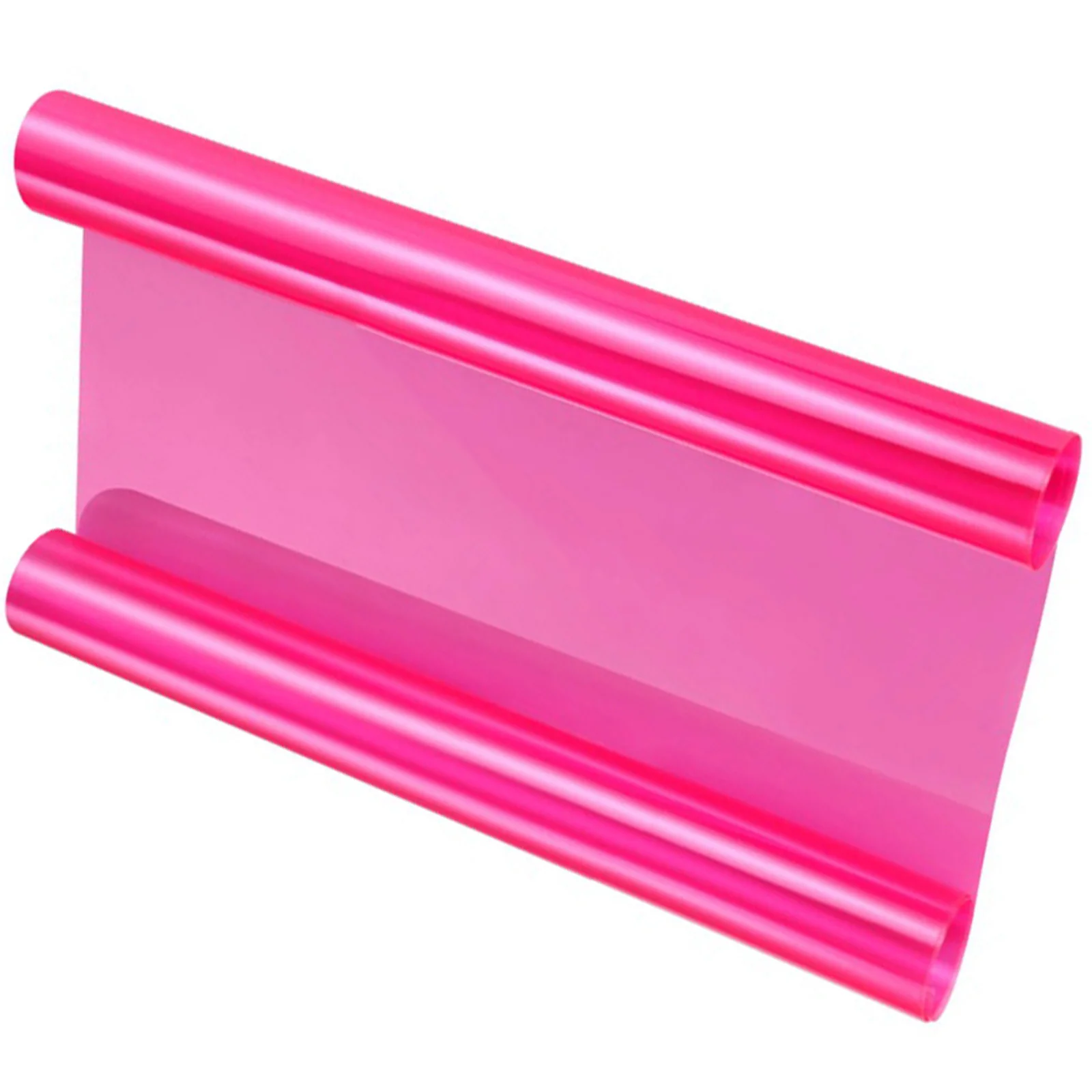 Pink Smoke Car Headlight Film Fog Light Taillight Tint Vinyl Sticker Vehicle Decoration Decals Stretchable Water Resistant