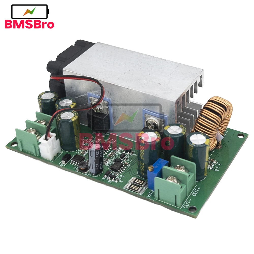 600W 25A High Power DC-DC Adjustable Step Down Buck Converter Power Supply Module 12V-75V to 5V 21V 24V 48V Voltage Regulator