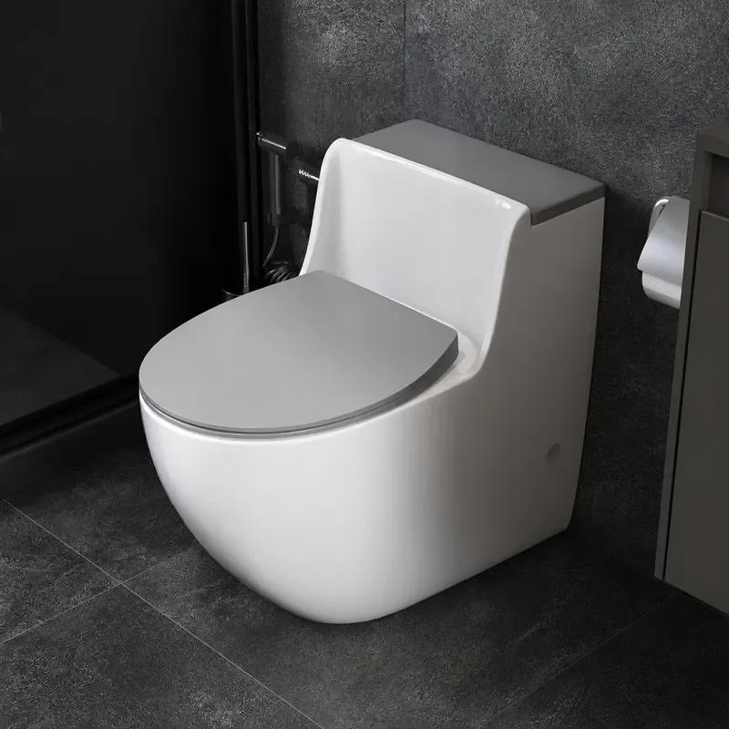 Wall Mounted Egg Shaped Toilet Siphon Flush Ceramic Bathroom Commode Silent Large Pipe Deodorant Apartment Home Use Export