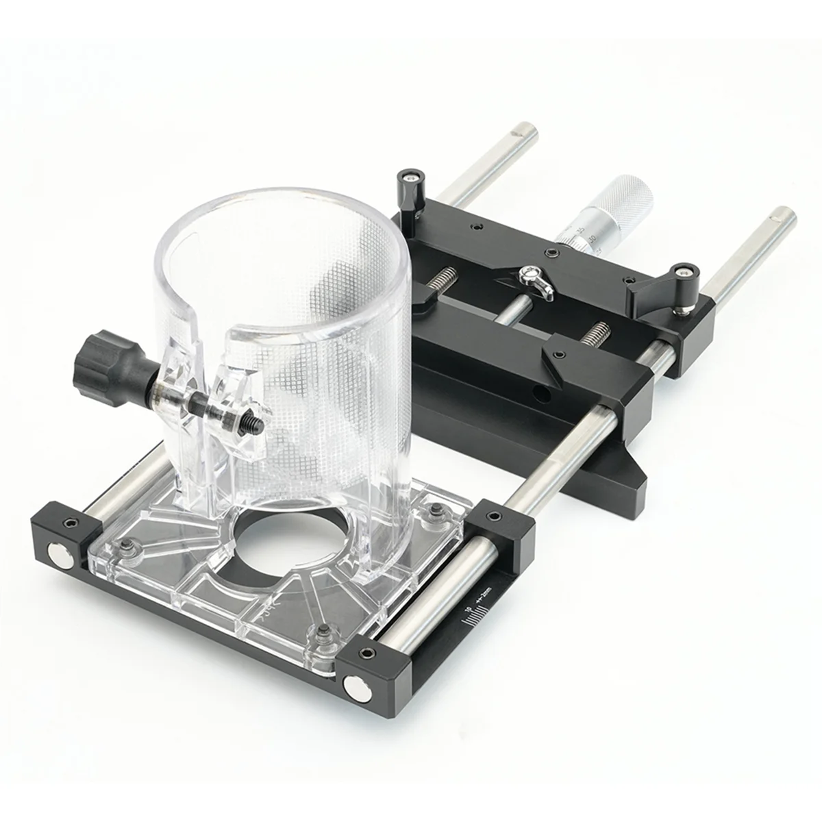 TFBC Woodworking Trimming Machine Linear Guide Rail Edge Trimming Guiding Rule Fine-Tuning Slot Tools for 65mm Trimmer