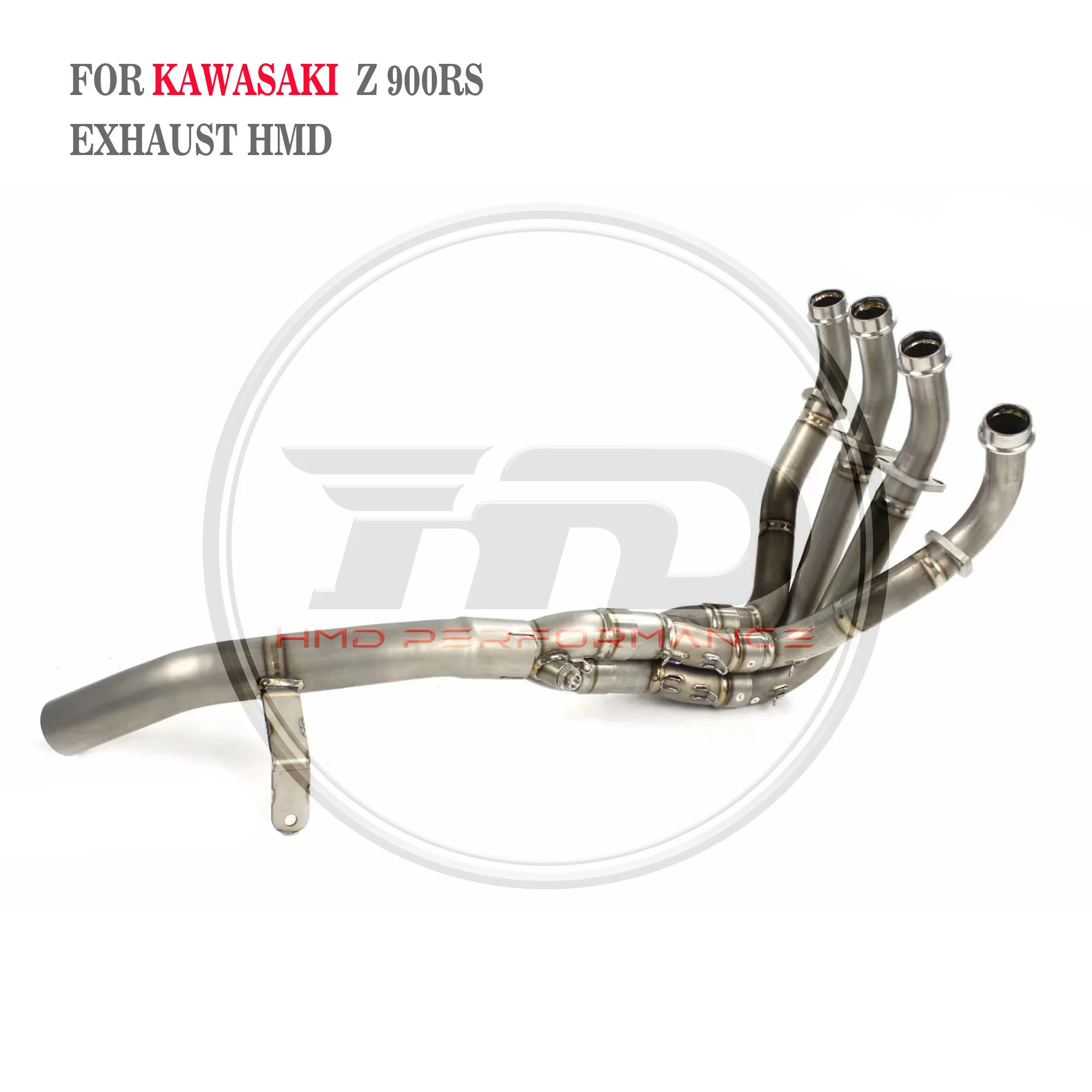 HMD Titanium Motorcycle Exhaust System Performance Catback For Kawasaki Z900RS Racing Pipe Muffler