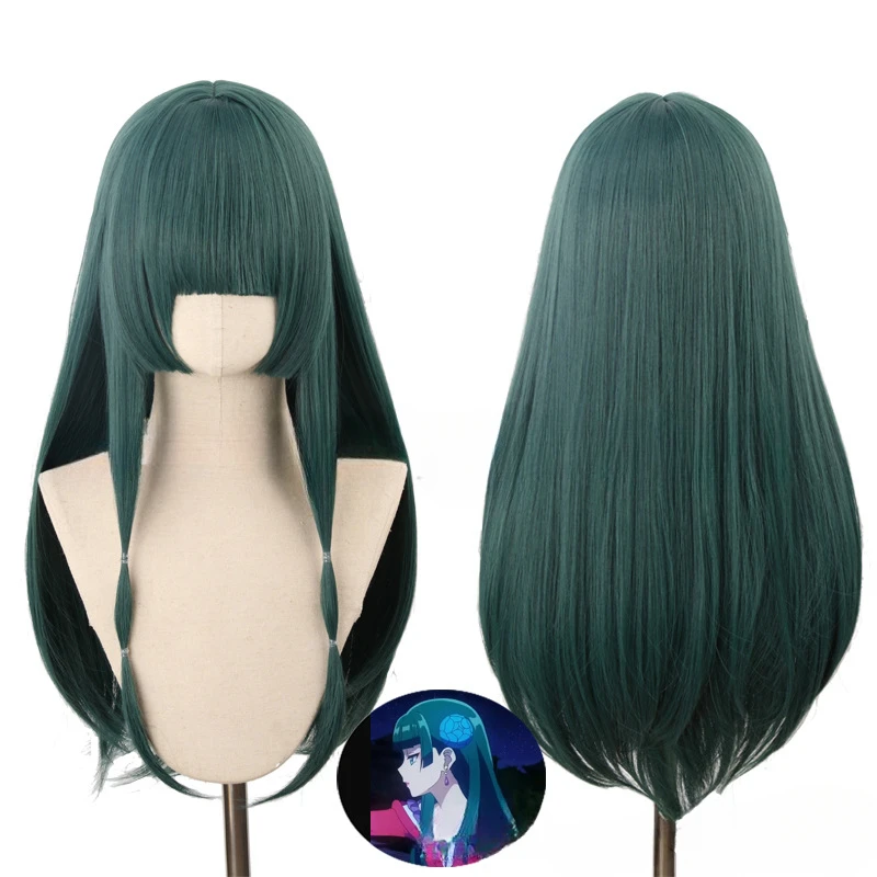 In Stock Maomao Cosplay Wig Anime  Apothecary Diaries Cosplay Accessories Blackish Green Long Hair Mao Mao Cosplay Wig +Wig Cap