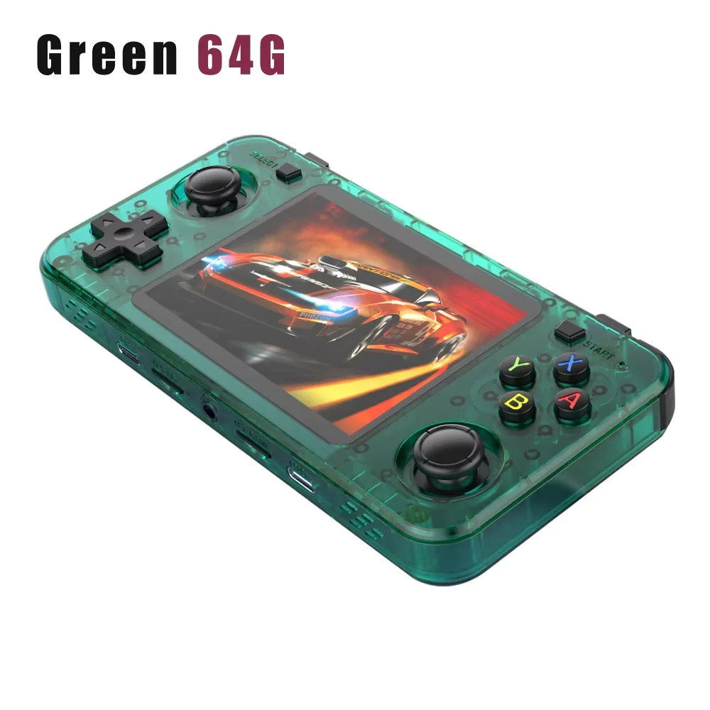R36H ARKOS Retro Handheld Game Console Portable 64G 128G Pocket Video Player 3.5 Inch IPS Screen R36S landscape Kid Gift image 3