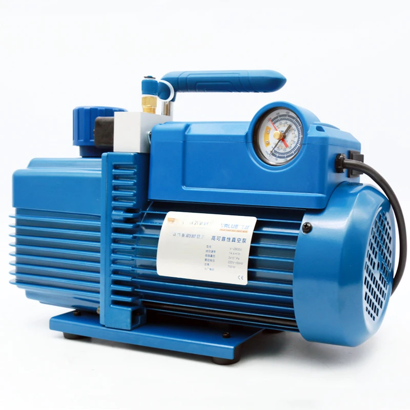 220V 750W V-I280SV  Bipolar Refrigerant Vacuum Pump 14.4M3 /H Screen Bonding Dual Stage Vacuum Pump For New Refrigerant