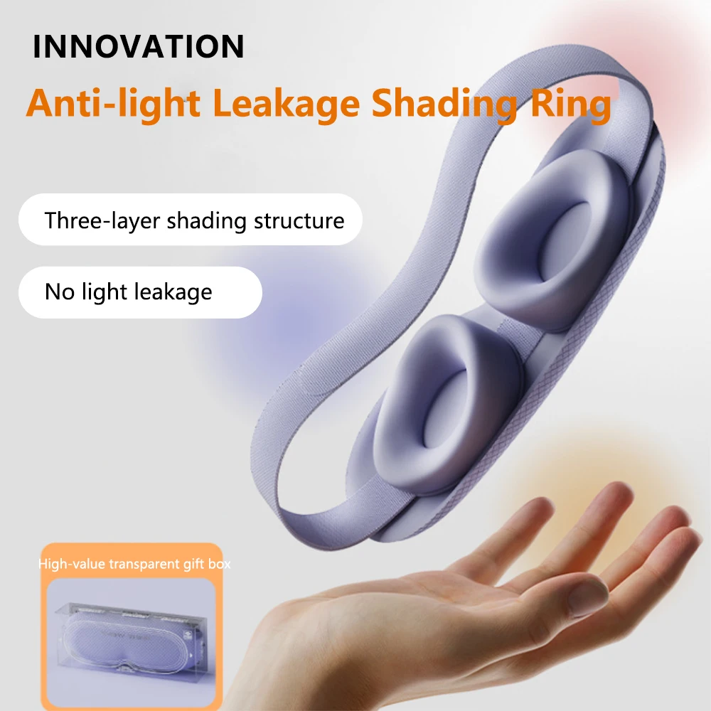 Adjustable 3D Sleeping Eye Mask Block Out Light Sleep  for  SlaapMasker Sleep Shade Blindfold Sleeping Aid