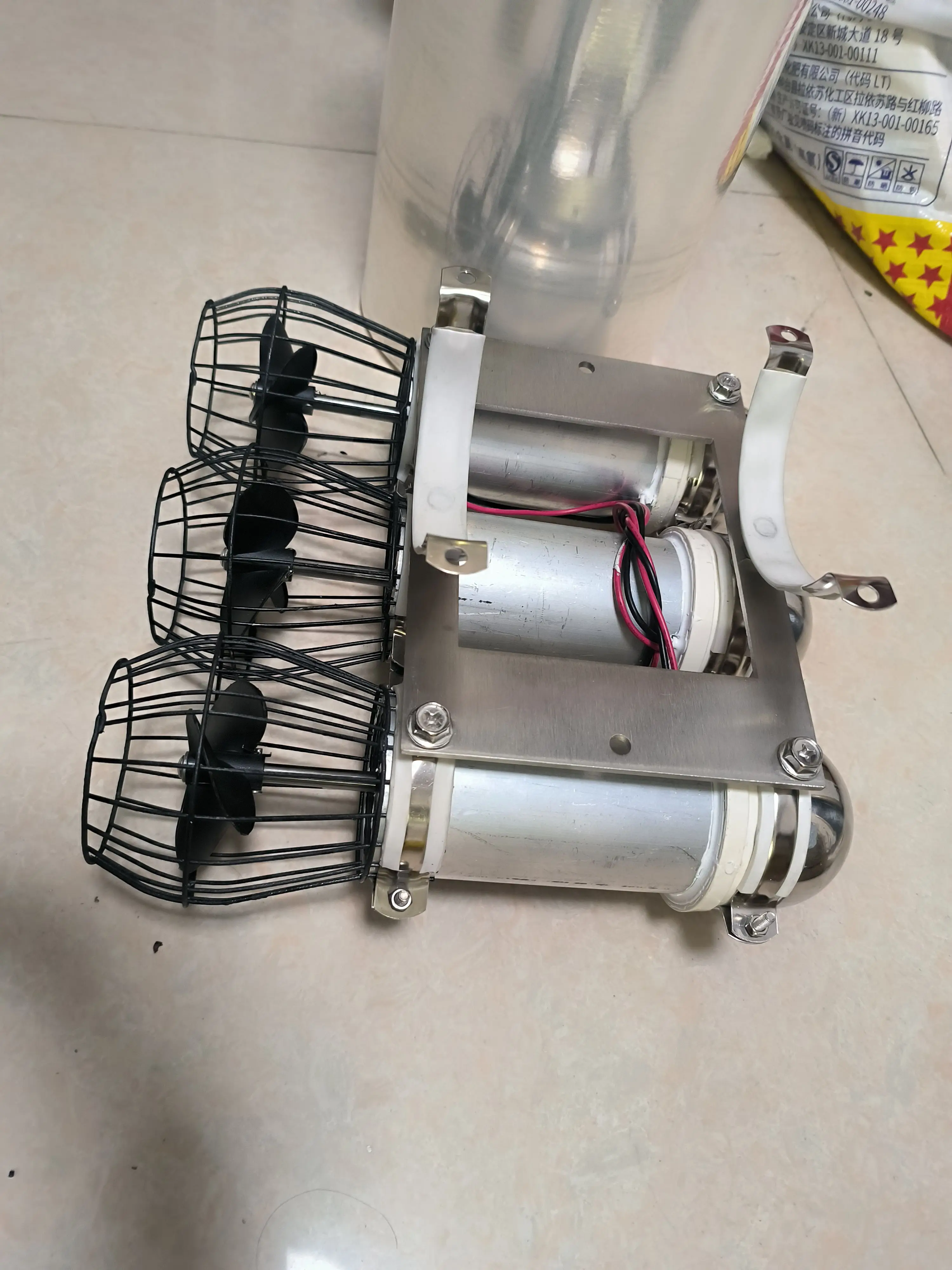 Underwater Thruster Power Motor System for Net Boats, 24V motor  Single/Dual Configuration Available, Marine Propulsion Unit