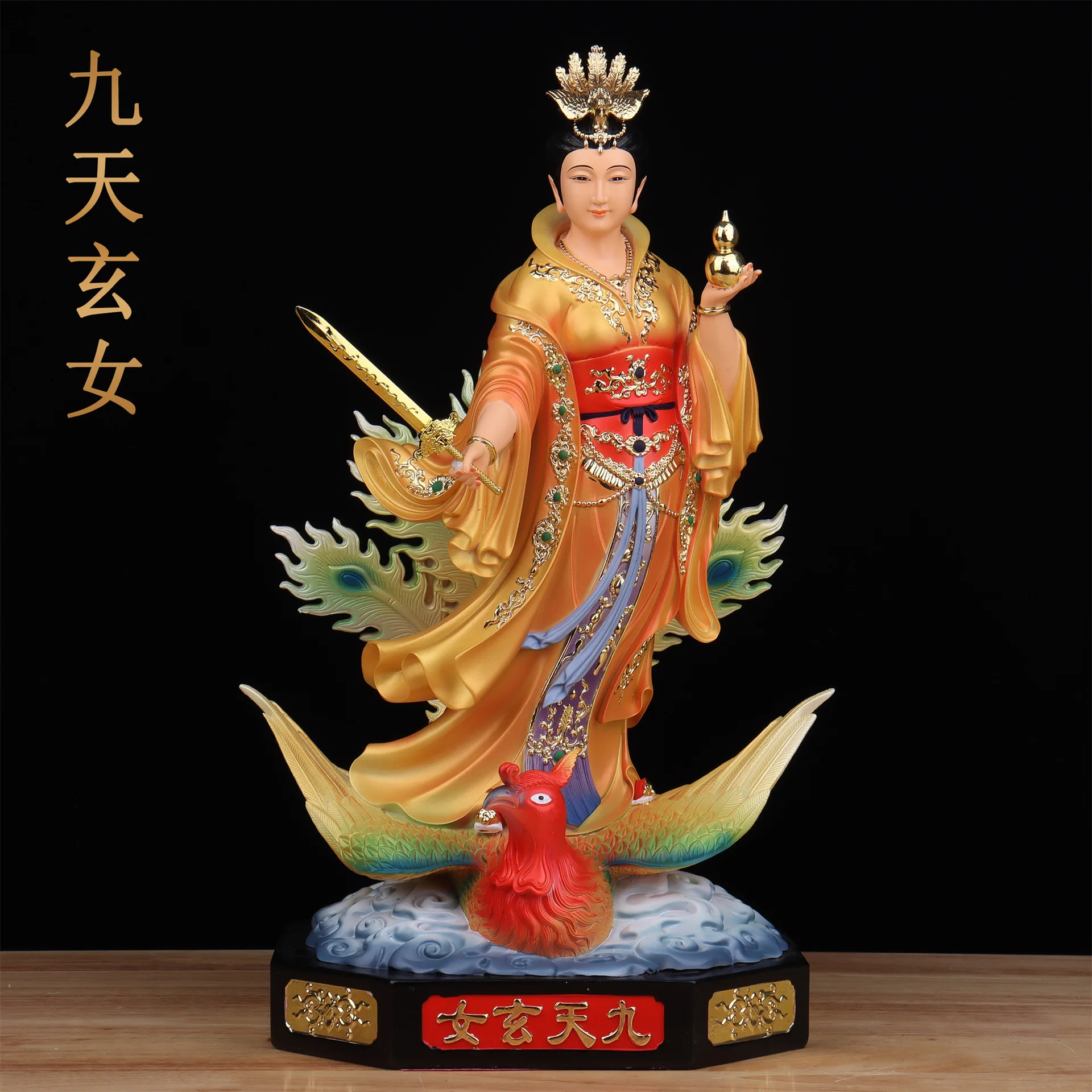 LMM Nine Heavens Mysterious Goddess Statue Taping Fengxianggu Three Virgins Household Ornament Buddha Statue