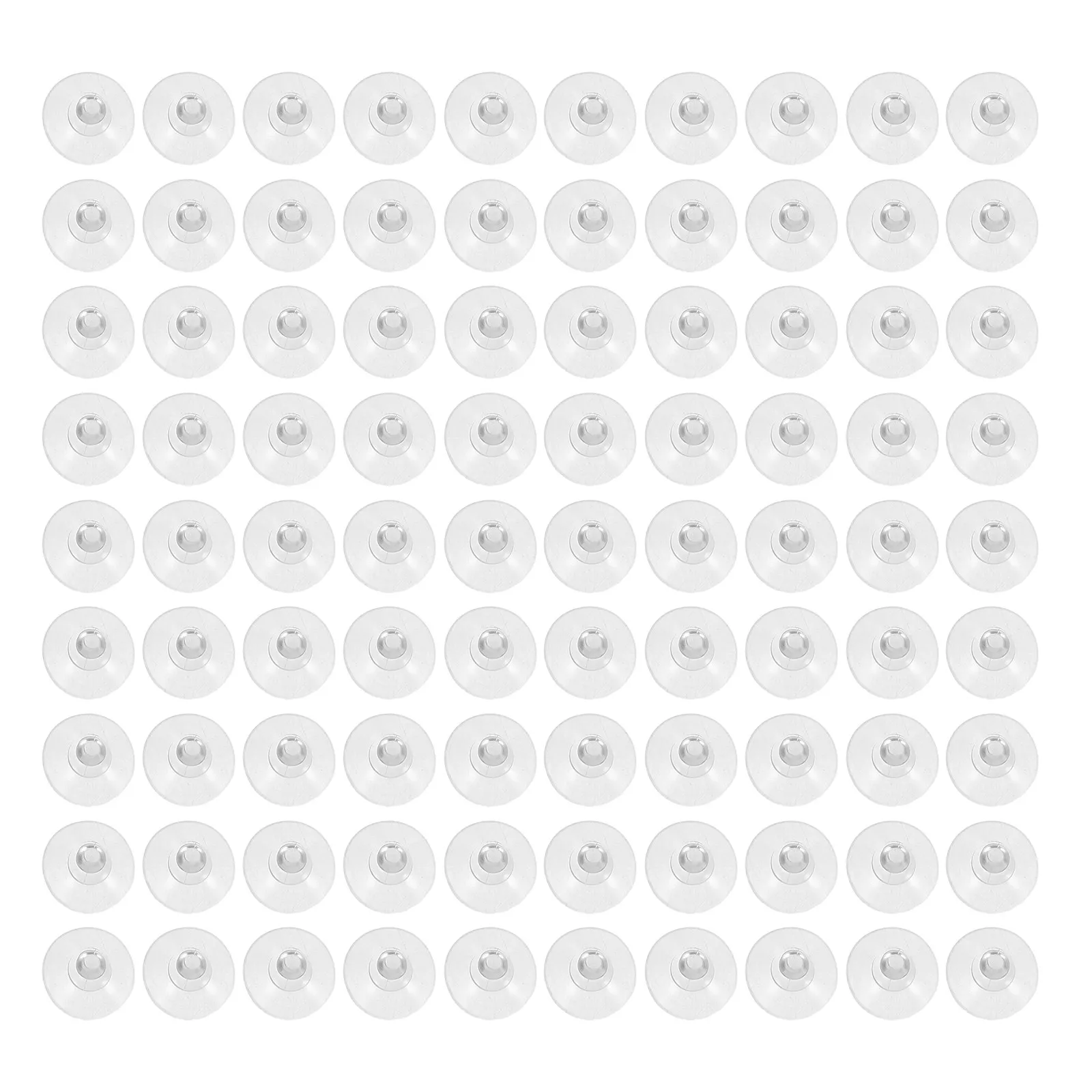 100Pcs Small Suction Cups for Glass Table 19Mm Clear Plastic Suction Pads Strong Hold Reusable Window Tabletop Decor Organizer - view 4