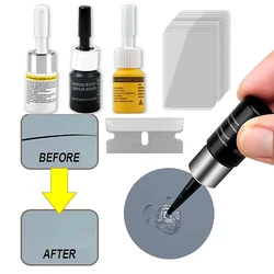 DIY Car Window Phone Screen Repair Kit Automotive Glass Repair Fluid Car Casement Glass Crack Chip Repair Tool Kit