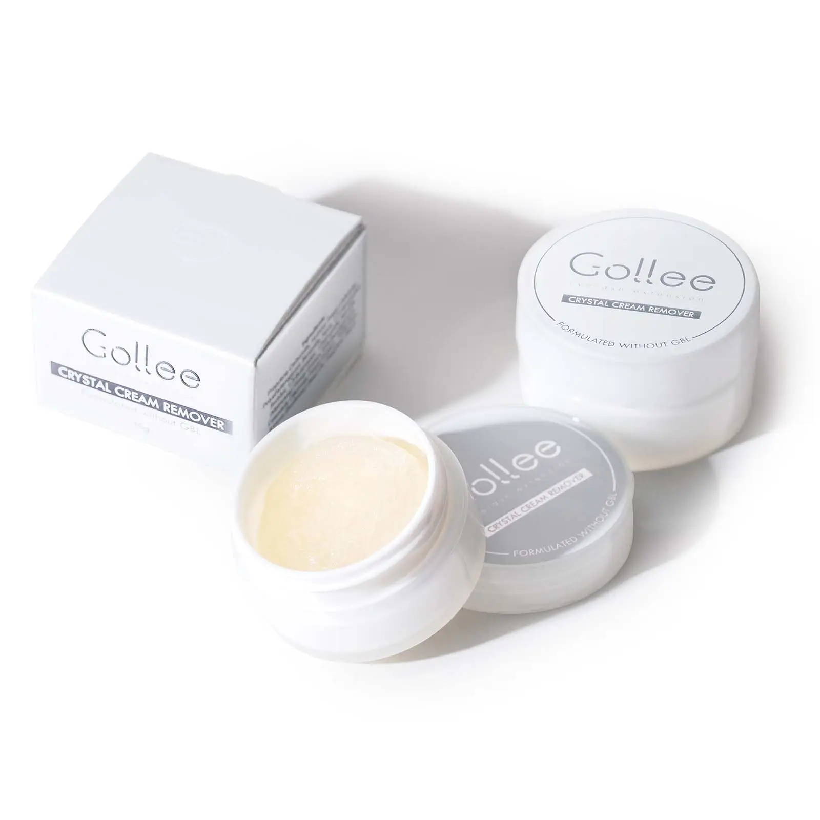 Gollee Eyelash Extension Remover New formula 1Min Fast Dissolve No Damage to Natural Lash Professional Adhesive Remover Supplies