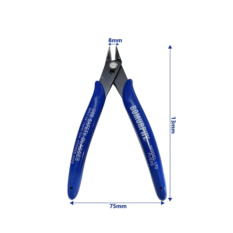 1/3/5pcs 170 Electronic Diagonal Pliers Carbon Steel Pliers Side Cutting Nippers Wire Cutter 3D Printer Parts Hand Tools image 3