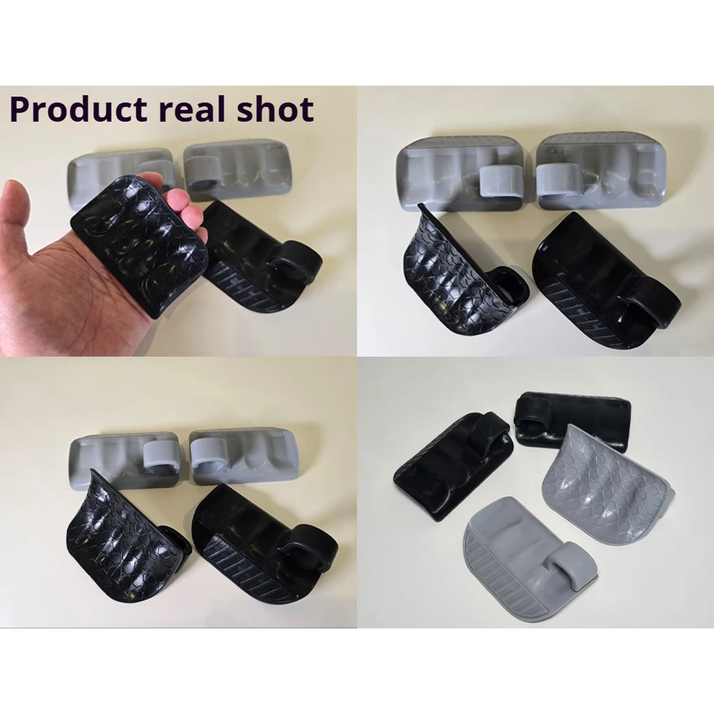 2Pcs Weight Lifting Gloves Silicone Fingerless Workout Grips Ergonomic Palm Protection Gloves for Gym Training and Exercise