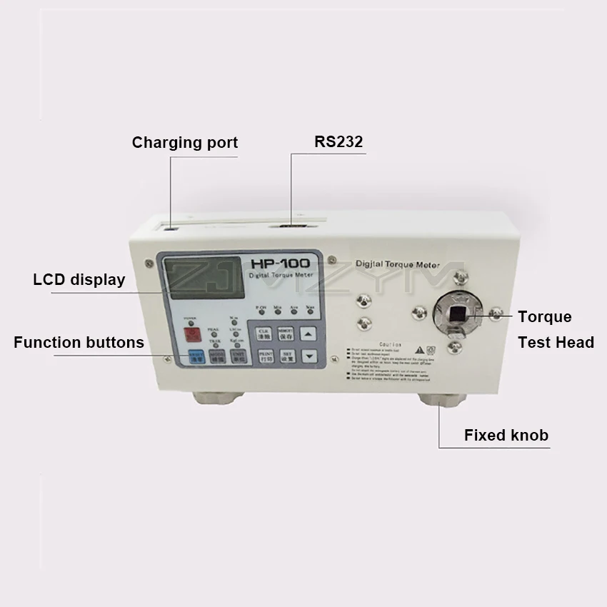 Imagem -06 - Medidor de Torque de Alta Precisão Digital Chave de Fenda Elétrica Torque Tester Hp10 20 50 100 250