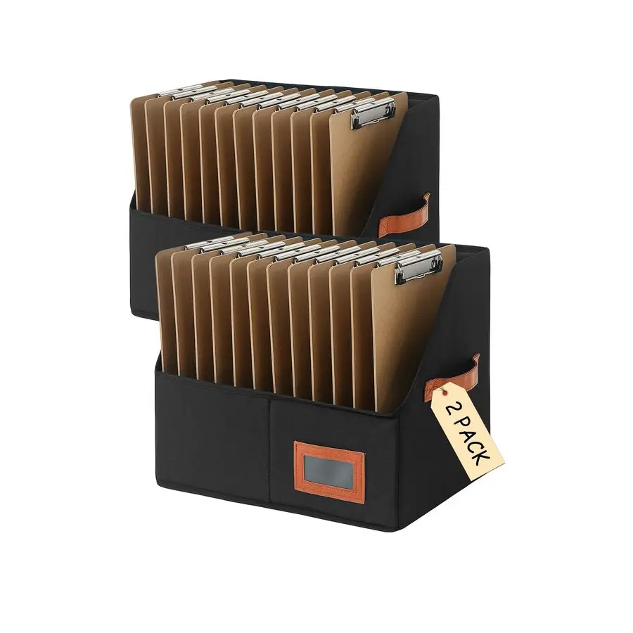 

Держатель для планшетов/досок для класса, 2 шт., складной органайзер-корзина для хранения планшетов/досок с ручкой для удобной переноски, для класса/офиса