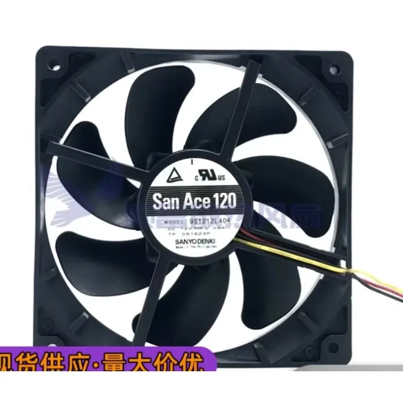 

Sanyo Denki 9S1212L404 DC 12V 0.08A 120x120x25mm 3-Wire Server Cooling Fan