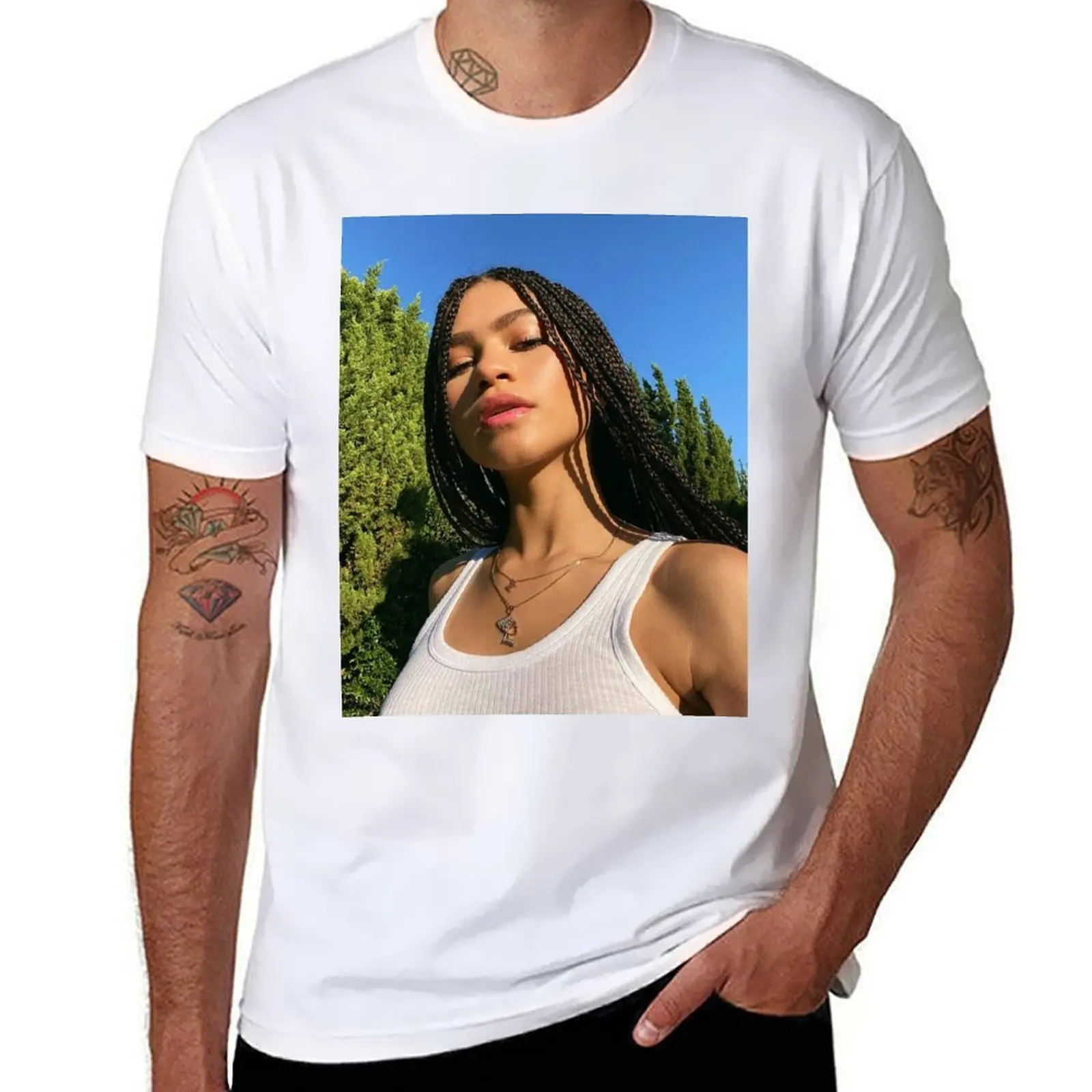 

zendaya T-Shirt Quick Dry Sports Short Sleeve Tee